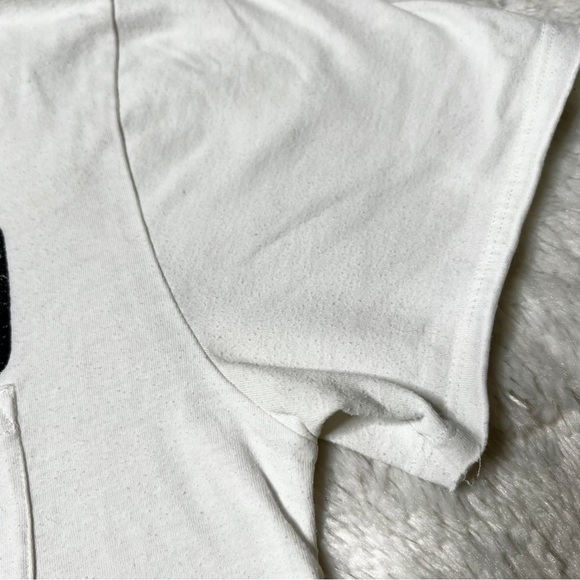 Pink Floyd Animals Tour Raw Hem Graphic Pocket T-Shirt White Women’s Sz S - Picture 8 of 11